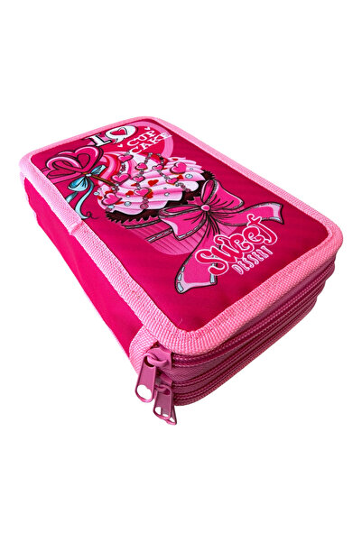 OEM Penar complet echipat, 3 compartimente, 32 piese, pentru fete, Sweet Cake...