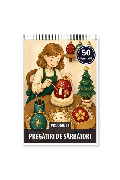 Legendary Gifts Coloring book, 50 illustrations Holiday Preparations - Volume...