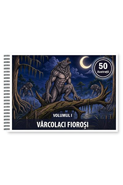 Legendary Gifts Βιβλίο ζωγραφικής, 50 εικονογραφήσεις Άγρια Λυκάνθρωποι - Τόμ...