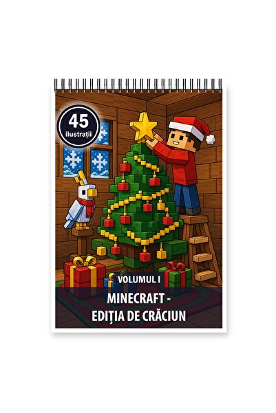 Legendary Gifts Βιβλίο ζωγραφικής, 45 εικονογραφήσεις Minecraft - Χριστουγενν...