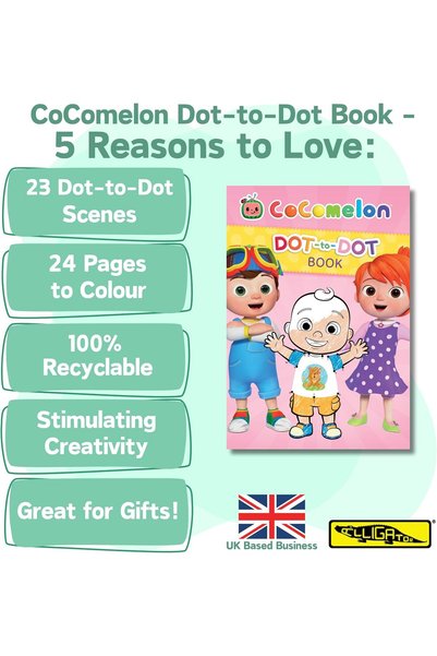 Alligator Cocomelon Point to Point Book