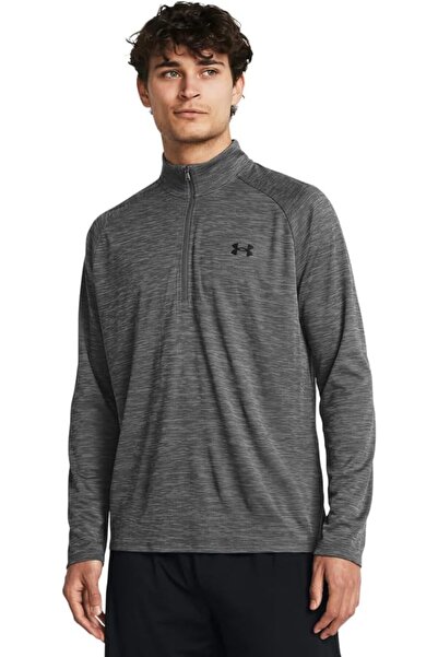 GENERAL Men's Long-Sleeved Half-Zip Knit Tee U.A. Tech Knit 1/2 Zip by under ...