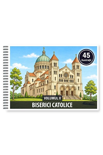 Legendary Gifts Coloring book, 45 illustrations Catholic Churches - Volume II...