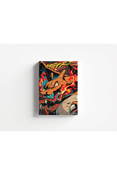 Genel Markalar Charizard Pokemon Kanvas Tablo 30x40 cm