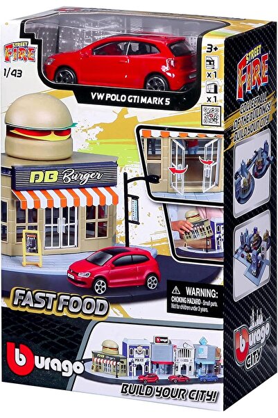 BBURAGO 1/43 Street Fire City
