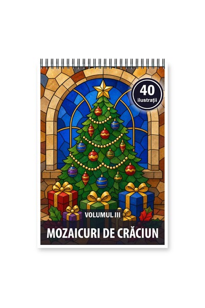 Legendary Gifts Coloring book, 40 illustrations Christmas Mosaics - Volume II...
