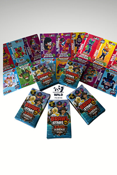 wildpanda Brawl Stars Kaos Arena 2026 All Refurbished Card Series (6 Mini Box...