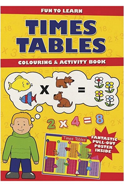 Alligator Books Times Tables Colouring and Activities Book
