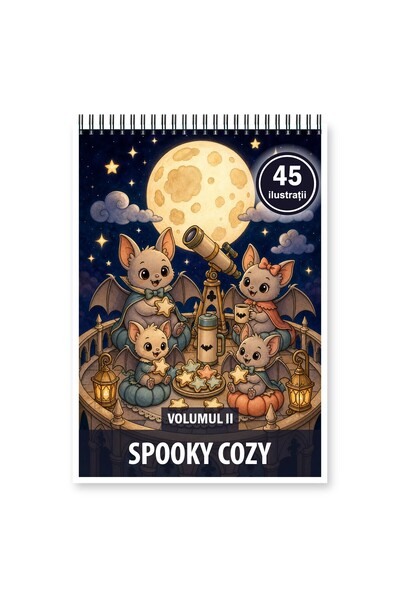 Legendary Gifts Coloring book, 45 Spooky Cozy illustrations - Volume II, Form...