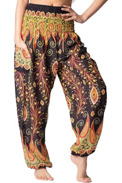 GENERAL Bohemian Style Pants with Pockets for Women from Be Bangook Pants