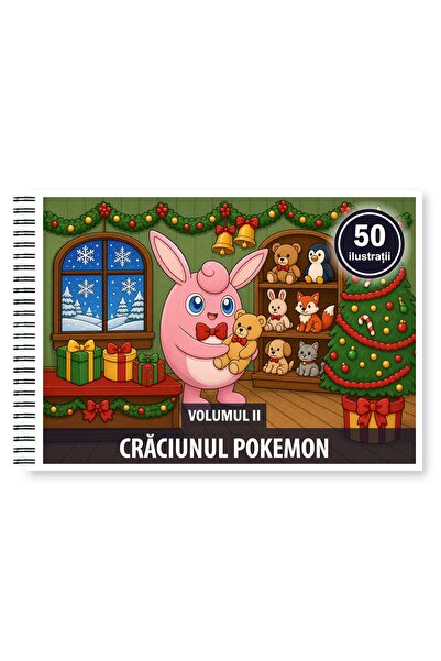 Legendary Gifts Βιβλίο ζωγραφικής, 50 εικονογραφήσεις Pokemon Χριστούγεννα - ...