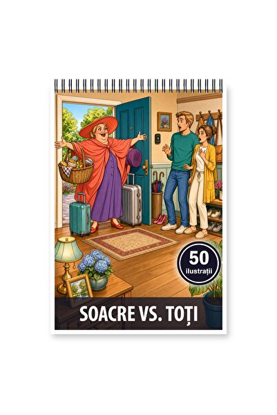 Legendary Gifts Βιβλίο ζωγραφικής, 50 εικονογραφήσεις, Πεθερά η πεθερά εναντί...