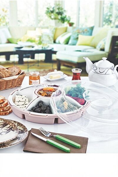 ÇANKAYA PLASTİK Lilyum Breakfast and Snack Set with 7 Compartments
