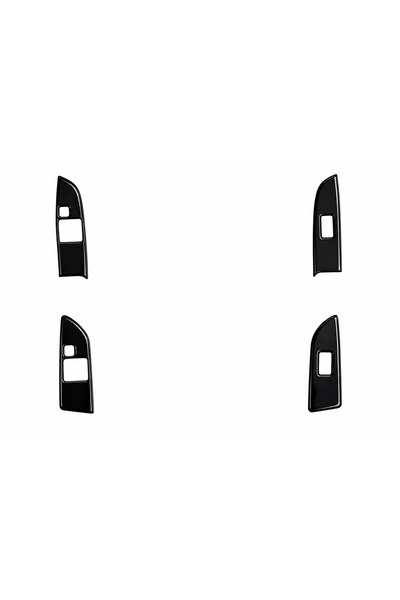 FD Damla Etiket Nissan Almera 1995-1999 Door Glass Opening Areas Piano Black ...