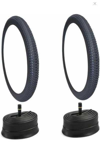 Evo SERVIS TYRES 26 Jant Bisiklet Ön - Arka İç ve Dış Lastik Seti (26X 2.125)...