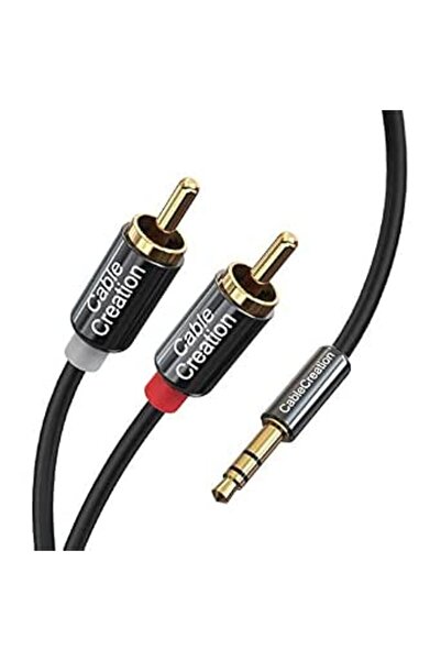 GENERAL Cable Creation 1.6ft Type Aox-Rca Cable Compatible with Speaker