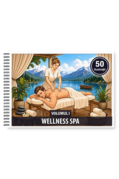 Legendary Gifts Βιβλίο ζωγραφικής, 50 εικονογραφήσεις Wellness Spa - Τόμος Ι,...