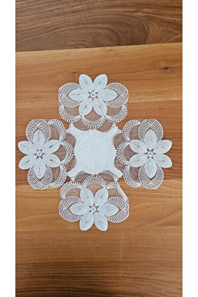 ZESA HOME Table Covers - Ecru - Square