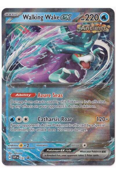 Pokemon Walking Wake Ex # 127 - Promo - Card (Mint)