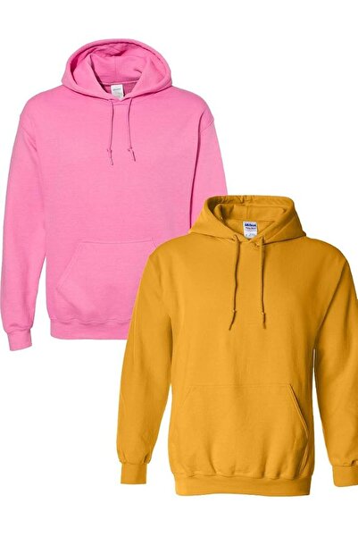 GILDAN G18500-Gian Multipack Very High Collar Fleece Hooded Adult Sweatshirt