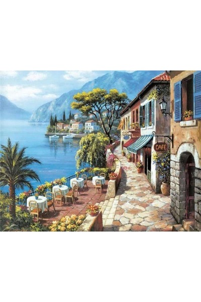Little artist Ζωγραφική με Αριθμούς – Βεράντα με θέα στο γκολφ – Καμβάς σε ξύ...