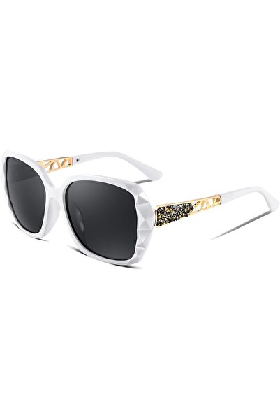 GENERAL Fiseed B2289 Square Polarized Lens Shiny Frame Sunglasses