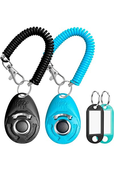 HoAoOo Huaoo Dog Training Clicker with Wrist Strap for Dog Training (New Blac...