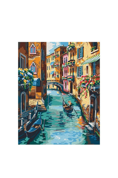 Little artist Pictură pe numere – Magia culorilor gondolelor și canalelor Ven...