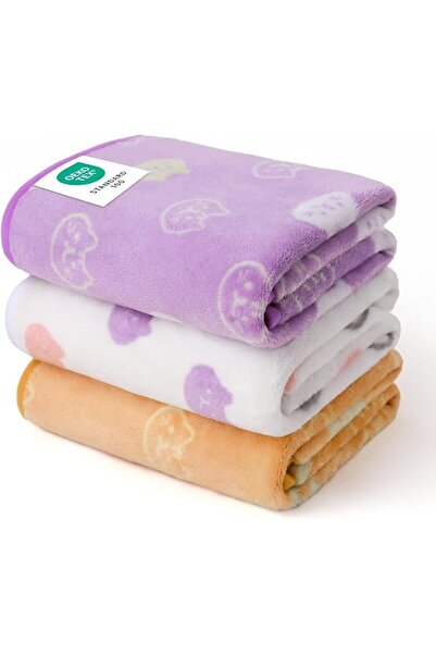 luciphia Pet Blanket with Reversible Sherpa Fleece Water and Pee Proof Pet Pa...