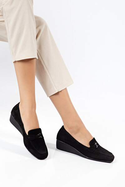 Elile Shoes Genuine Leather Wedge Heel Comfort Women's Shoes in Sizes 33-34-3...