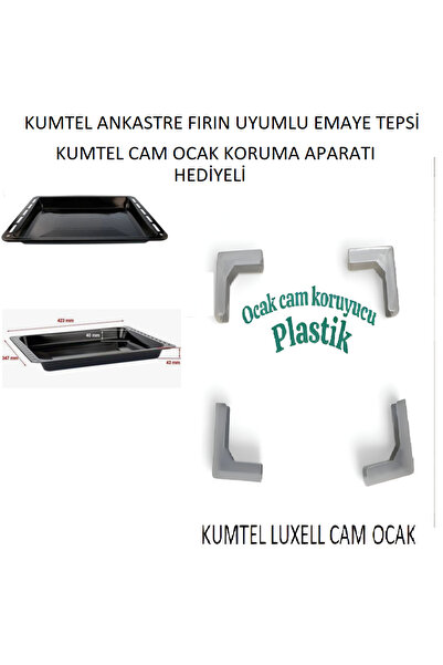 EBOM KUMTEL ANKASTRE UYUMLU FIRIN TEPSİSİ ( CAM OCAK KORUMA APARATI HEDİYELİ )