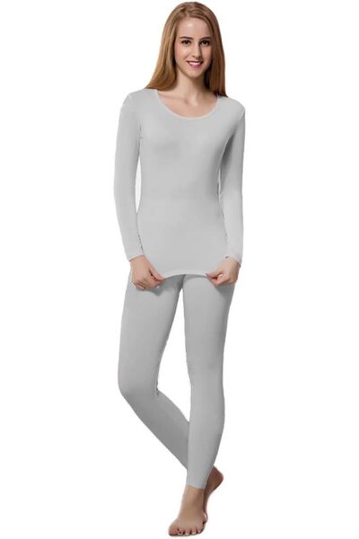 Herobiker Herobiker Women's Underwear Set Long Basic Top