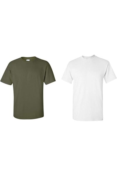 GILDAN Gildan Men's Heavy Cotton Adult T-Shirt 2 Pack
