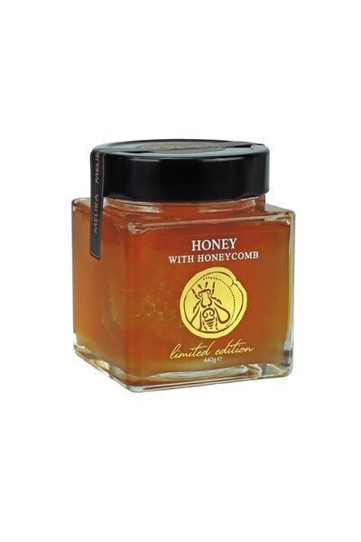 MELIRA Premium Greek Wild flowers honey with honeycomb 440g