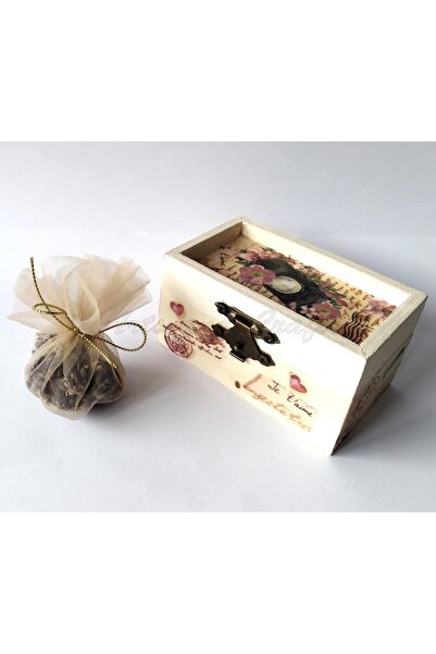 Handmade Wooden box, with lavender 9x5,5x4,5 cm - model 8