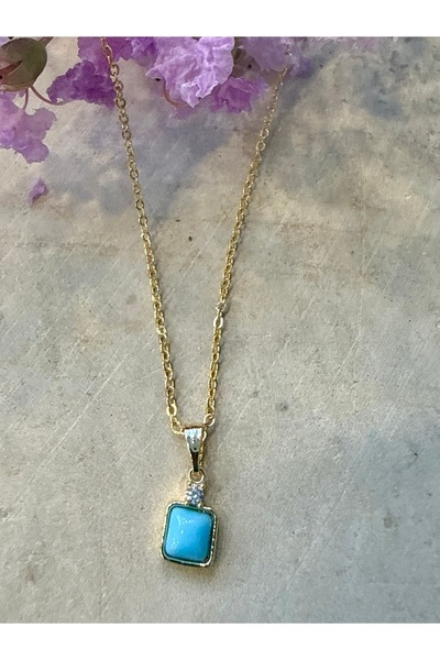 Merishe Jewerly Steel Necklaces - Gold-colored - Zircon