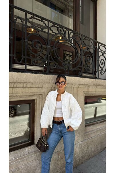 CELITA Jackets - White - Bomber jackets