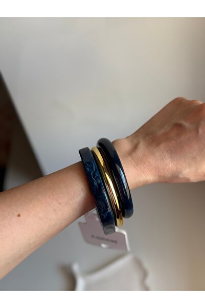 BBbutik Lacivert Kemik Bileklik Seti