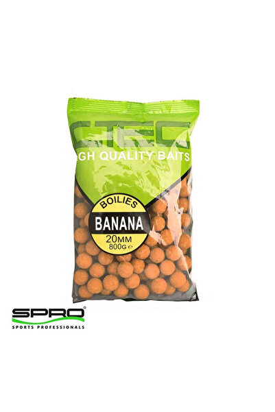 Spro Ctec Banana (Muz Aromalı) Boilie 20mm 800G