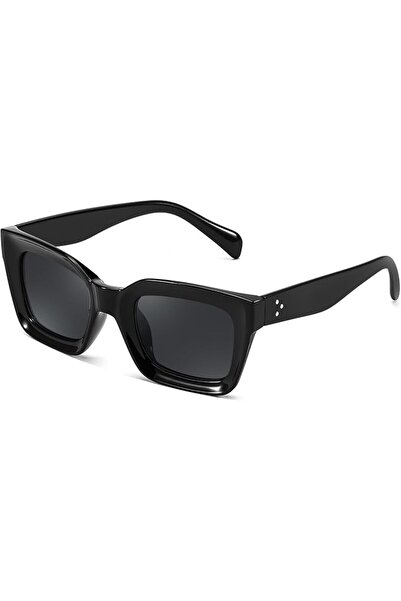 GENERAL Vissidi Classic Women's Sunglasses Square Thick Style Wide Frame Uv40...
