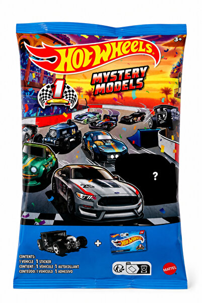 HOT WHEELS Mystery Models Süpriz Oyuncak Araba + Sticker