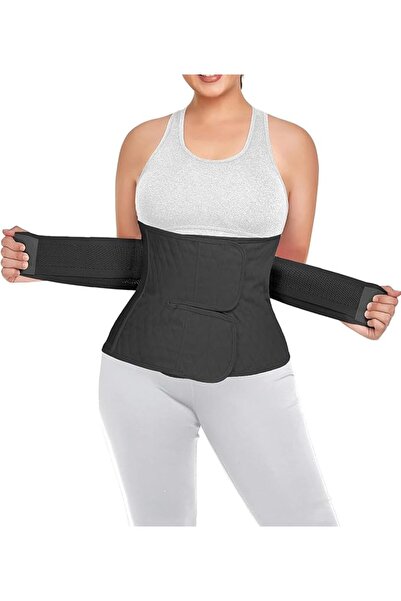 QEESMEI Sports Waist Trainer for Women with Hook-And-Eye Closure for a Hourgl...