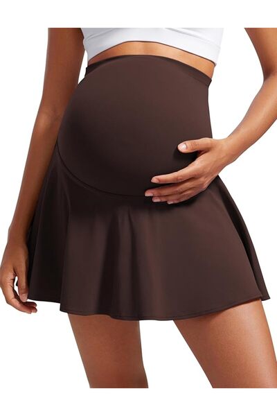 GENERAL High Waist Patlux A-Line Loose Fit Tennis Skirt for Golf, Sports, Pre...