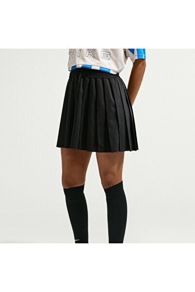 Nike Nsw Knife Pleated Skirt Kadın Siyah Etek 89-010 ( SPORTİKS )