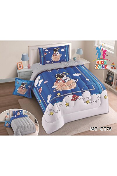 BIET ALMAFROSHAT Microfiber Children's Graphic Single Duvet Set of 4 Pieces