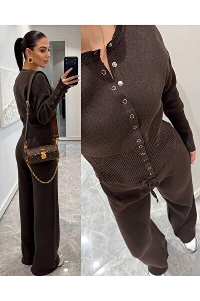 AXXAN Two Piece Sets - Brown - Long