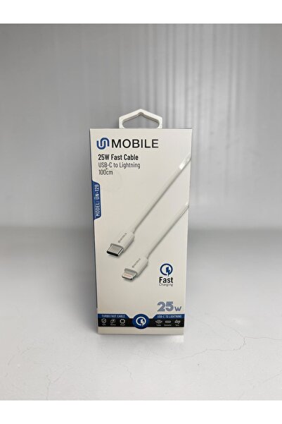 25W Hızlı Şarj Kablosu Type -C to Lightning 1 Metre Fast Charging iPhone Uyumlu mu