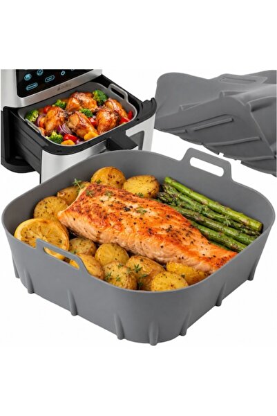 Ruhhy Silicone tray for hot air fryer Ruhhy, 20 x 20 x 6 cm, silicone, non-st...