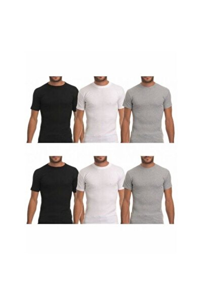 Onurel Ανδρικές Φανέλες Κοντομάνικες 6Pack – Multicolor