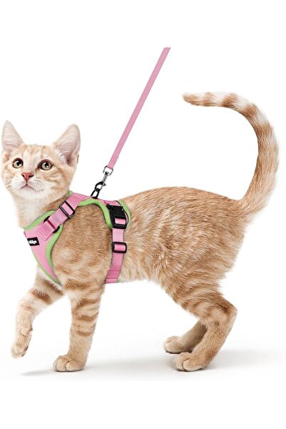 Rabbitgoo Rabigoo Cat Walking Harness and Leash, Soft Adjustable Escape-Proof...